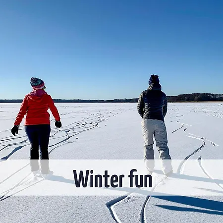 Mit Seeblick - 950 M Zum Hundestrand - Wiesengefluester Appartement Klink